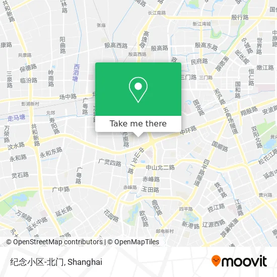 纪念小区-北门 map