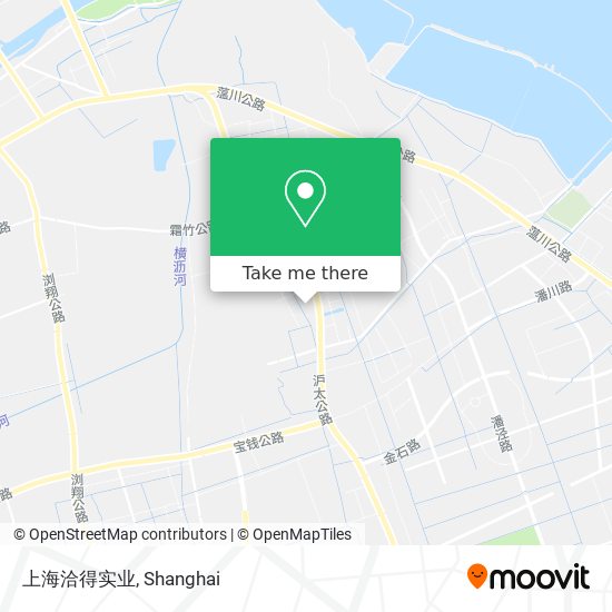 上海洽得实业 map
