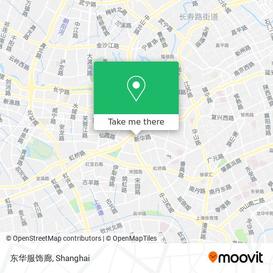 东华服饰廊 map