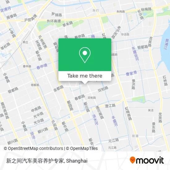 新之间汽车美容养护专家 map