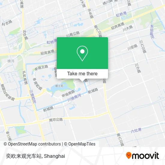 奕欧来观光车站 map