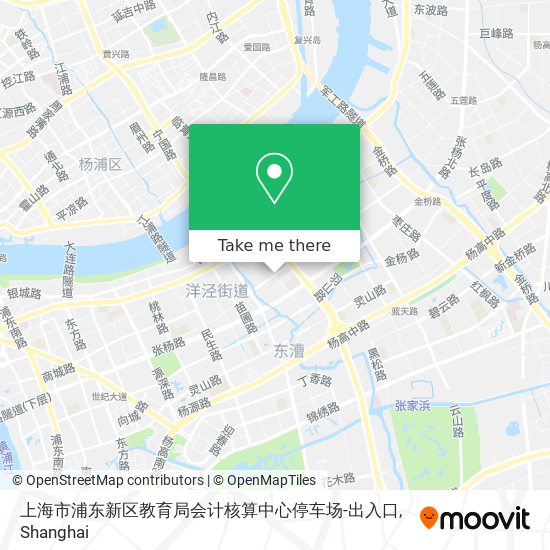 上海市浦东新区教育局会计核算中心停车场-出入口 map