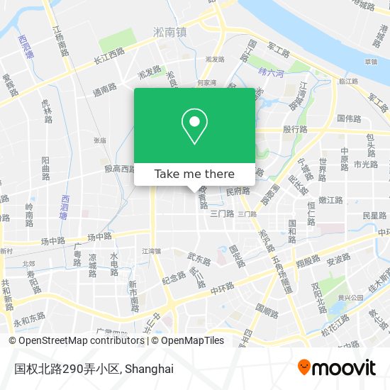 国权北路290弄小区 map