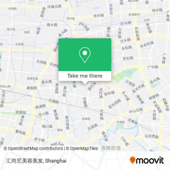 汇尚艺美容美发 map