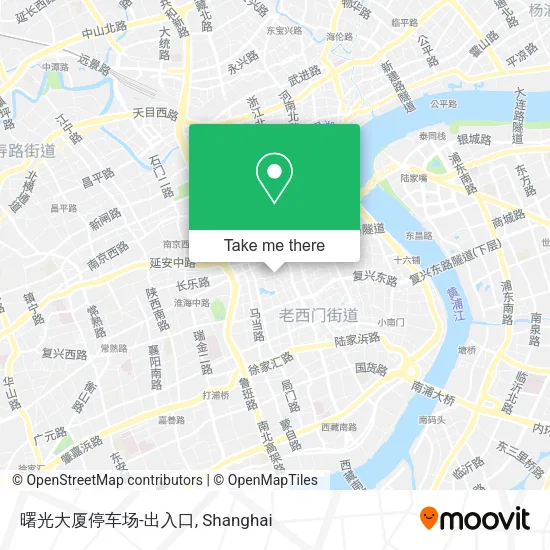 曙光大厦停车场-出入口 map