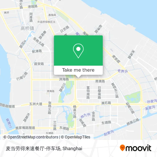 麦当劳得来速餐厅-停车场 map