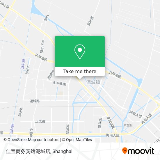 佳宝商务宾馆泥城店 map