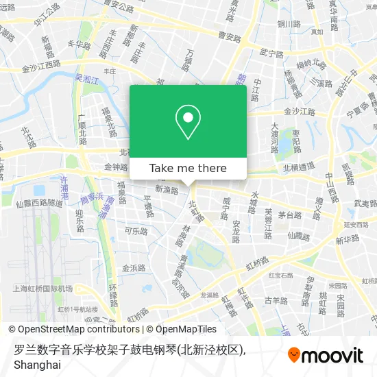 罗兰数字音乐学校架子鼓电钢琴(北新泾校区) map