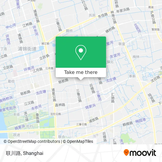 联川路 map