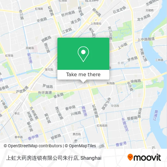 上虹大药房连锁有限公司朱行店 map