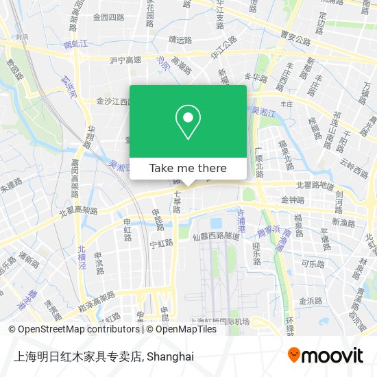 上海明日红木家具专卖店 map