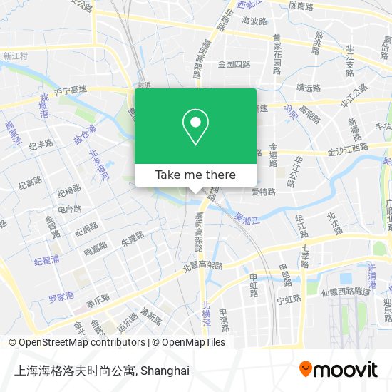 上海海格洛夫时尚公寓 map