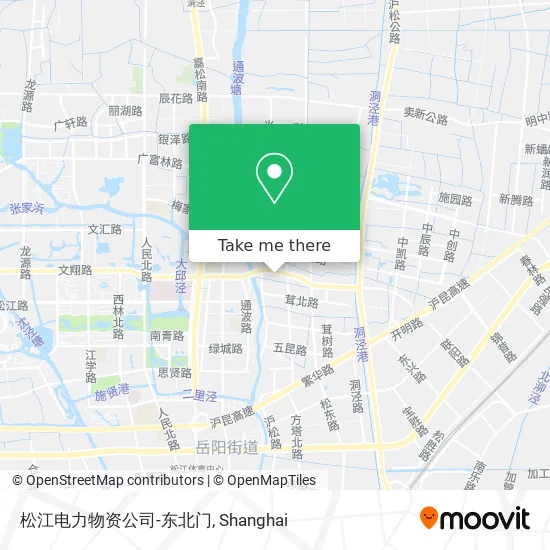 松江电力物资公司-东北门 map