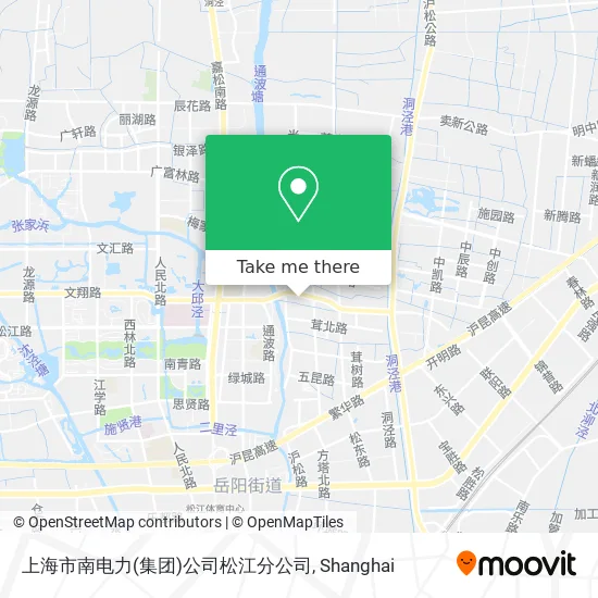 上海市南电力(集团)公司松江分公司 map
