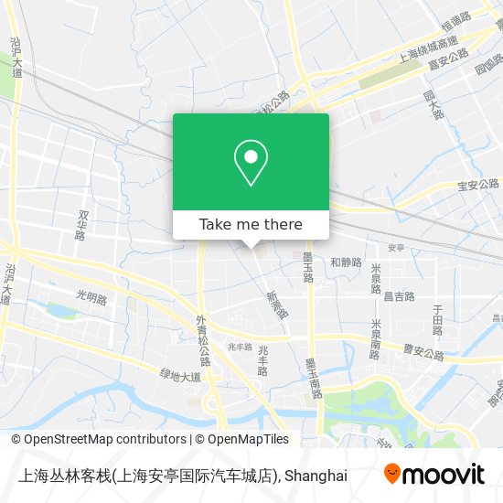 上海丛林客栈(上海安亭国际汽车城店) map
