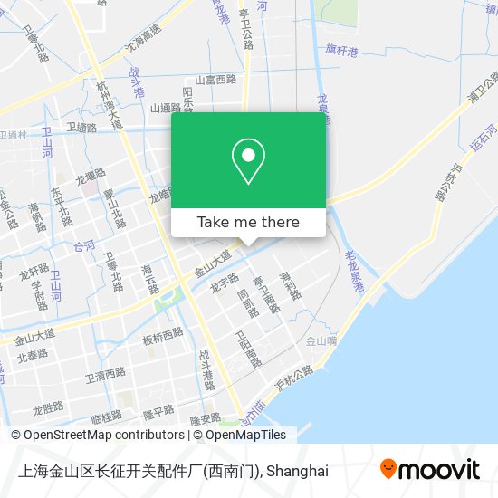 上海金山区长征开关配件厂(西南门) map