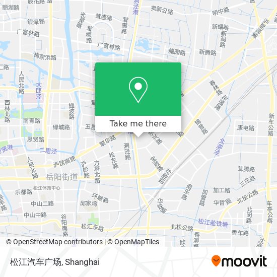 松江汽车广场 map