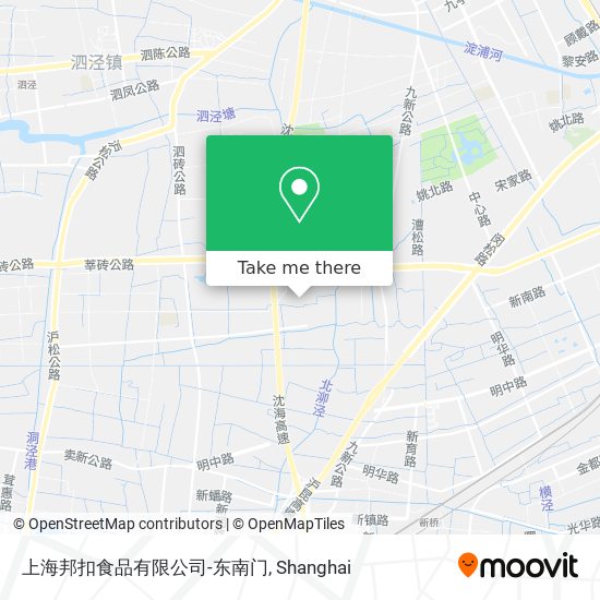 上海邦扣食品有限公司-东南门 map
