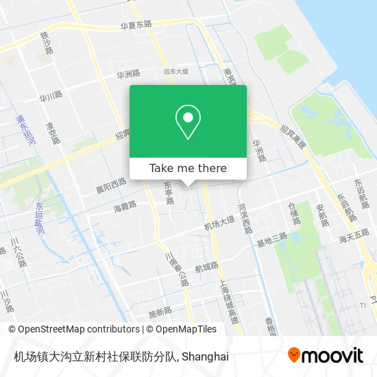 机场镇大沟立新村社保联防分队 map