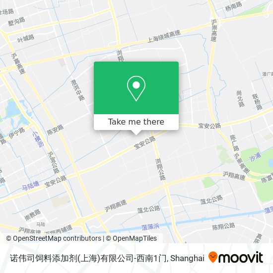 诺伟司饲料添加剂(上海)有限公司-西南1门 map