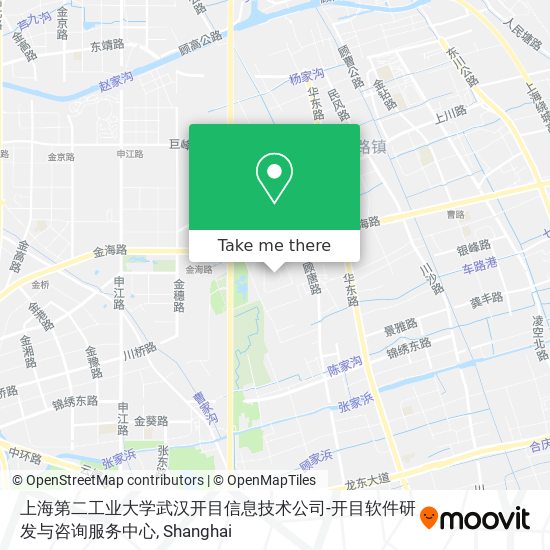 上海第二工业大学武汉开目信息技术公司-开目软件研发与咨询服务中心 map