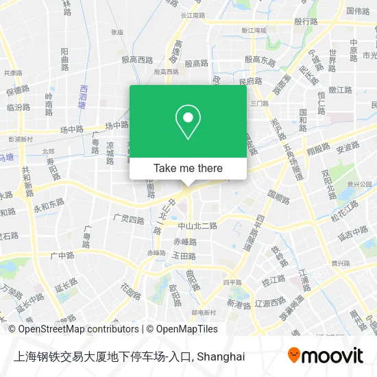 上海钢铁交易大厦地下停车场-入口 map