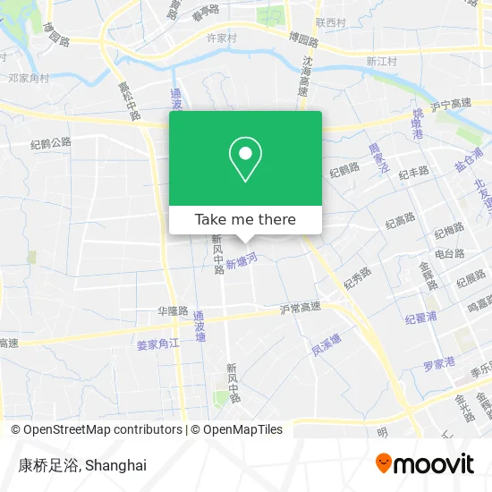 康桥足浴 map
