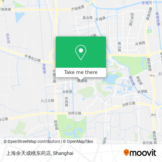 上海余天成桃东药店 map
