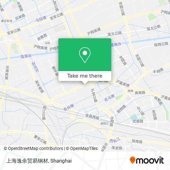 上海逸余贸易钢材 map