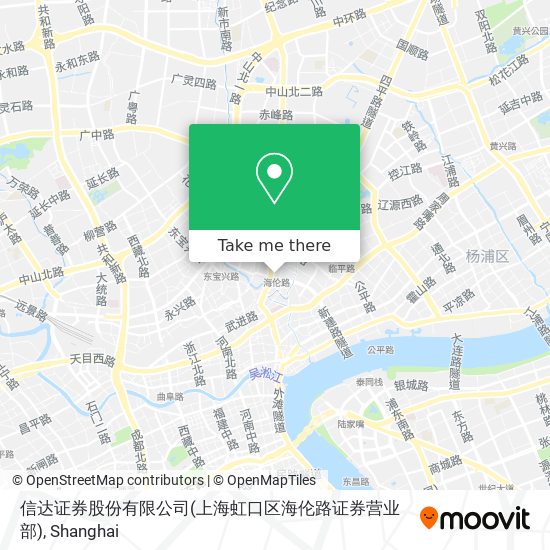 信达证券股份有限公司(上海虹口区海伦路证券营业部) map