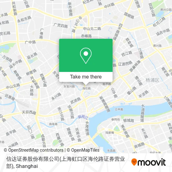 信达证券股份有限公司(上海虹口区海伦路证券营业部) map