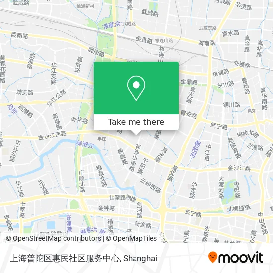 上海普陀区惠民社区服务中心 map
