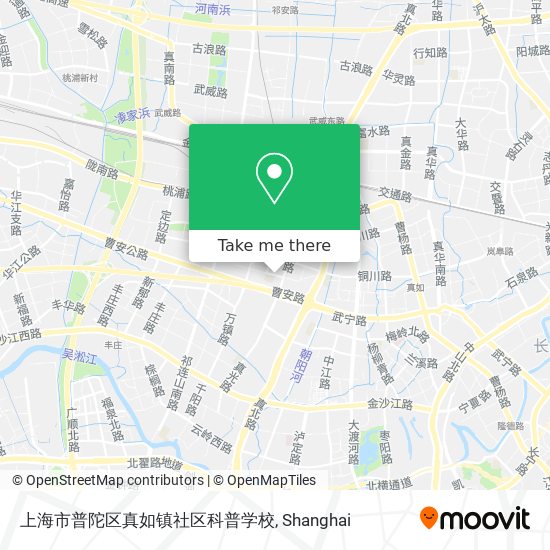 上海市普陀区真如镇社区科普学校 map