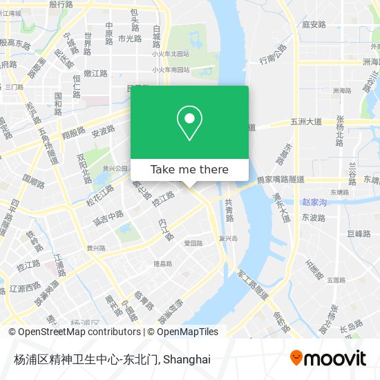 杨浦区精神卫生中心-东北门 map