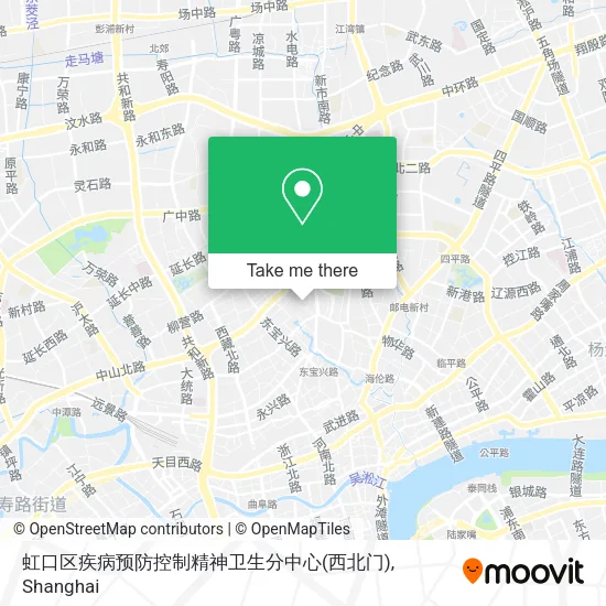 虹口区疾病预防控制精神卫生分中心(西北门) map