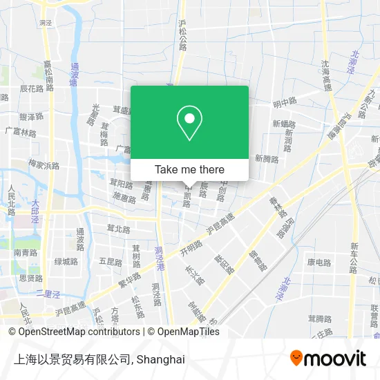 上海以景贸易有限公司 map