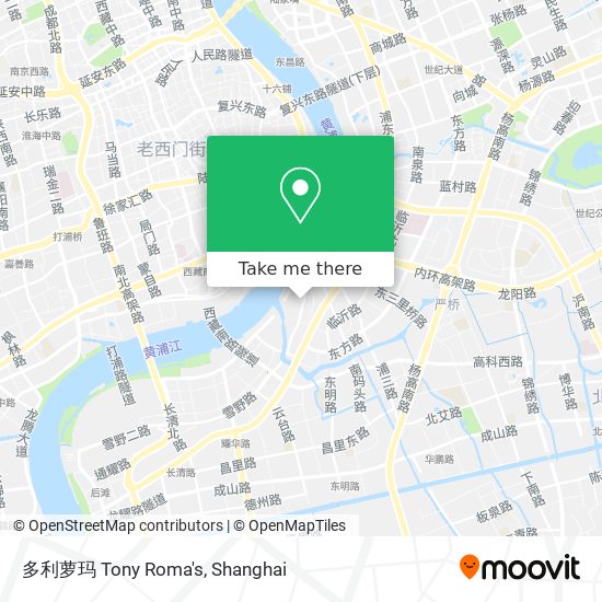 多利萝玛 Tony Roma's map