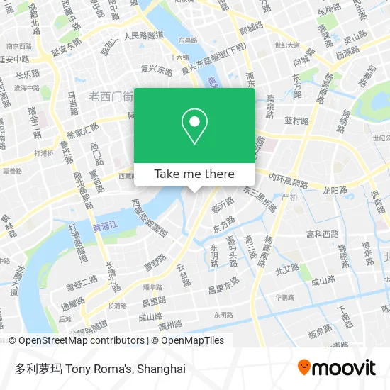 多利萝玛 Tony Roma's map