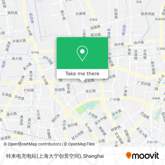 特来电充电站(上海大宁创景空间) map