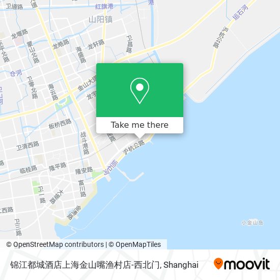 锦江都城酒店上海金山嘴渔村店-西北门 map