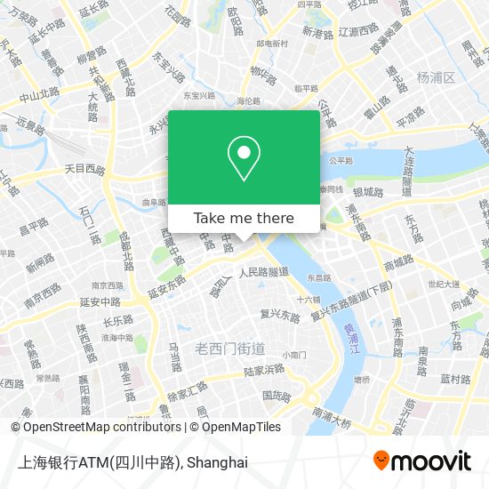 上海银行ATM(四川中路) map