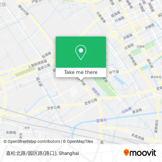 嘉松北路/园区路(路口) map