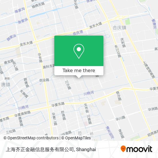 上海齐正金融信息服务有限公司 map
