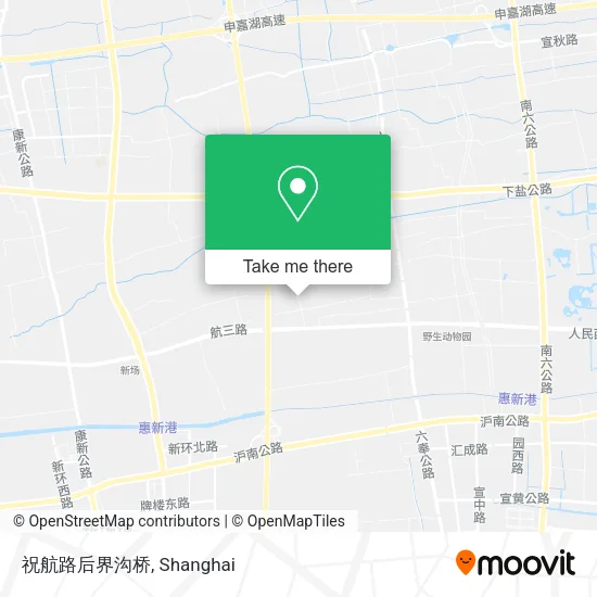 祝航路后界沟桥 map