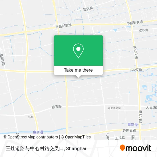 三灶港路与中心村路交叉口 map