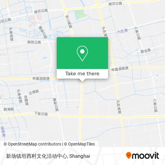 新场镇坦西村文化活动中心 map
