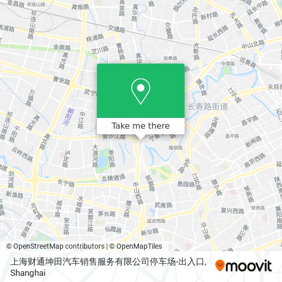 上海财通坤田汽车销售服务有限公司停车场-出入口 map