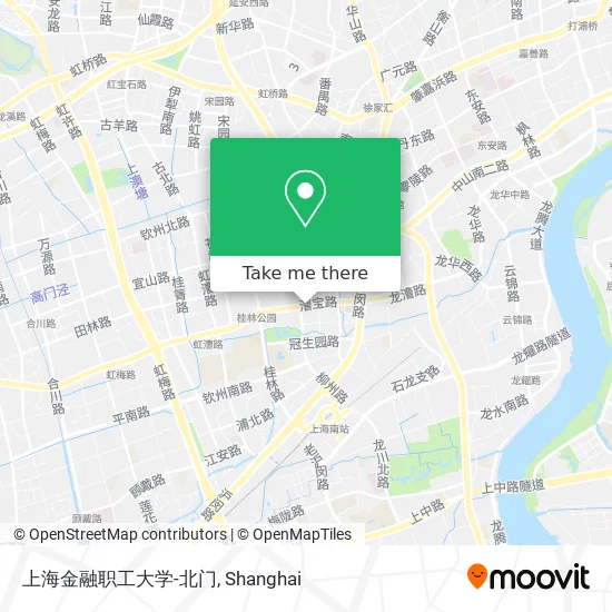 上海金融职工大学-北门 map