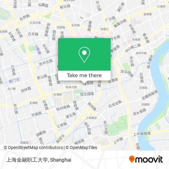上海金融职工大学 map