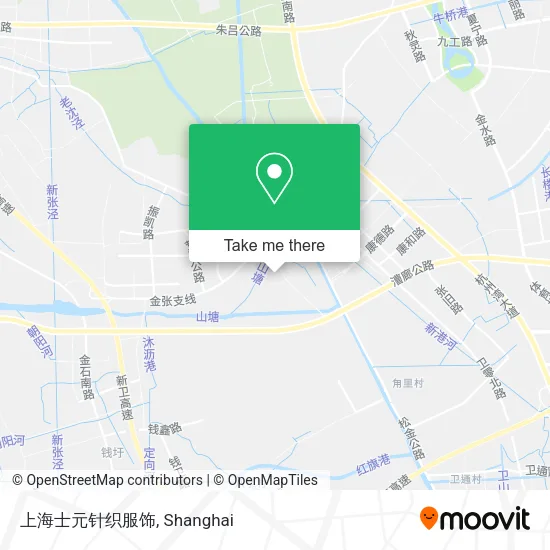 上海士元针织服饰 map